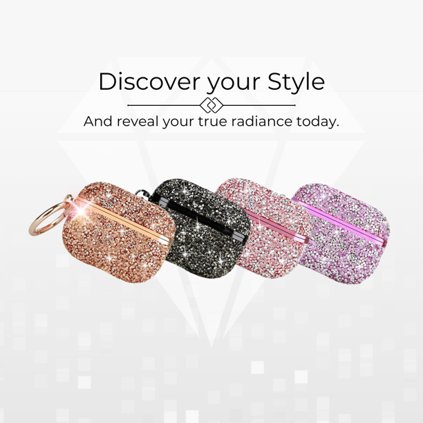 Entronix Case Compatible with AirPods 4th Gen - Luxury Diamonds Cover
