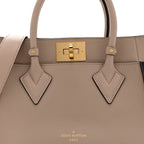 Calfskin Monogram On My Side PM Greige