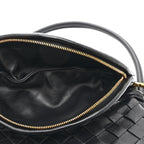 Nappa Intrecciato Small Gemelli Black