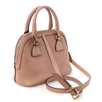 Dollar Calfskin Small GG Charm Dome Bag Soft Pink