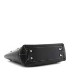 French Calfskin Maxi Intrecciato Arco 33 Black