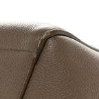 Soft Grained Calfskin Sangle Bucket Bag Taupe