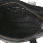 Agneau Classic Gold Hardware Nano City Black