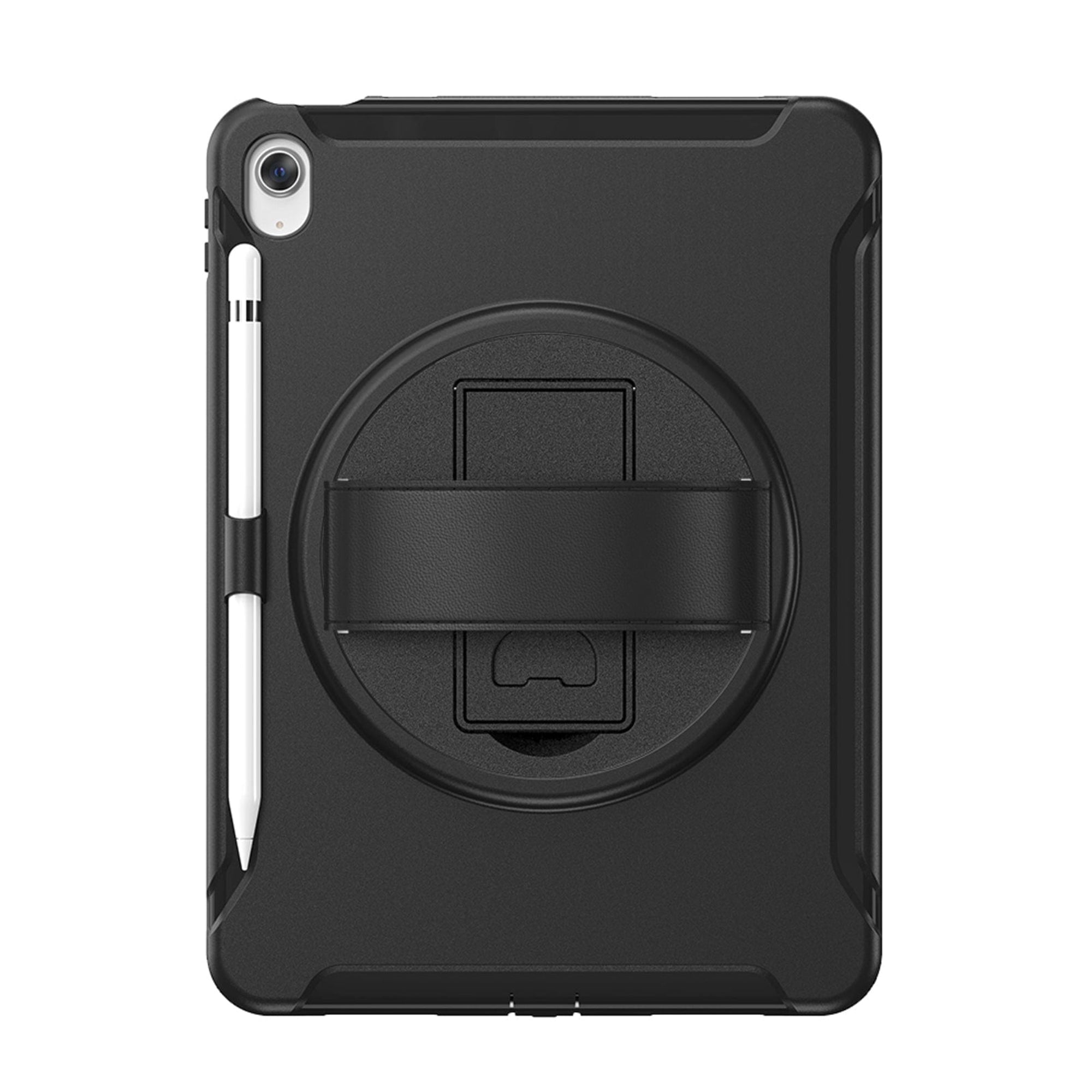 SAHARA - Raider Series Heavy Duty Hand Strap Case for Apple iPad 11'' (A16) and 10.9" (10th Gen) - Black