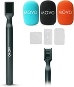 Movo WMX-HM Handheld Interview Mic Handle for Wireless Microphone Transmitters
