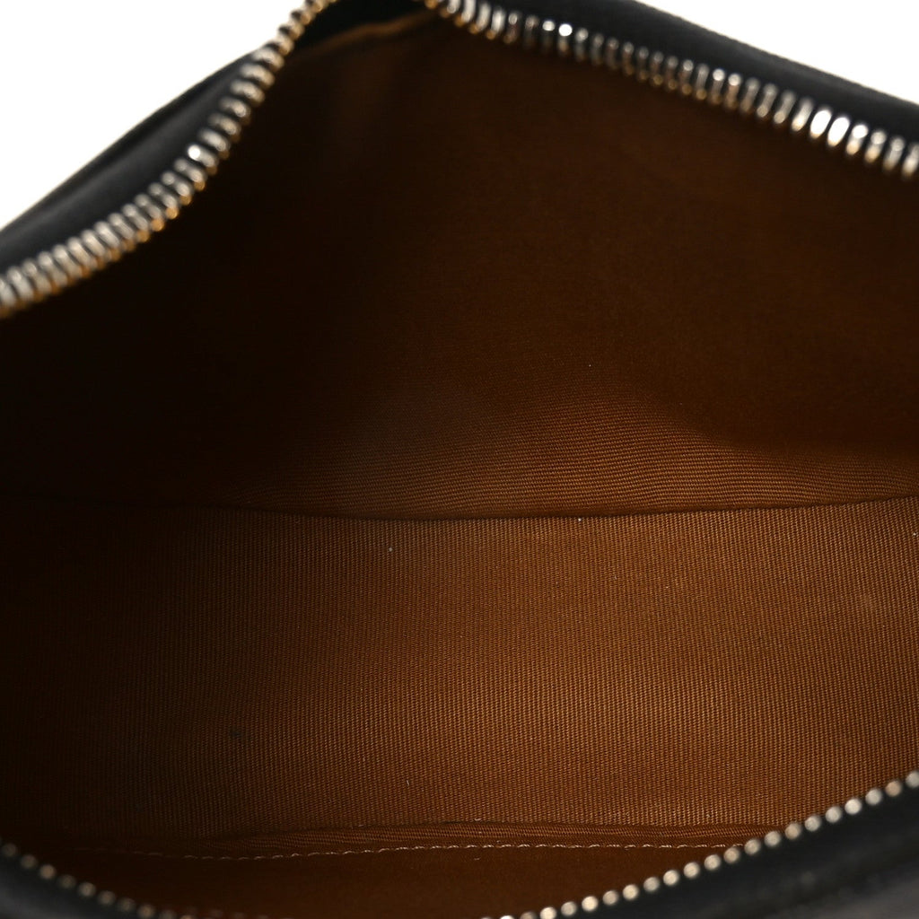 Triomphe Canvas Calfskin Ava Shoulder Bag Tan