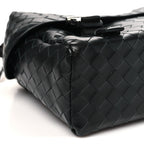 Nappa Intrecciato Postino Messenger Black