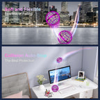 Flying Orb Ball (Pink) with Dazzling Lights, Magic Hover Spinner, Boomerang Drone, Floating Cosmic Globe