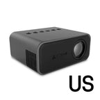 Mini Projector Portable Home Projector 8K HD Projector, Indoor Entertainment Game Theatre - Black