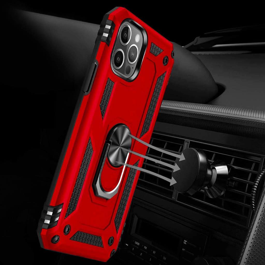 Entronix Case Compatible with iPhone 16 Pro Max - Dual-Layer Guard Gripstand