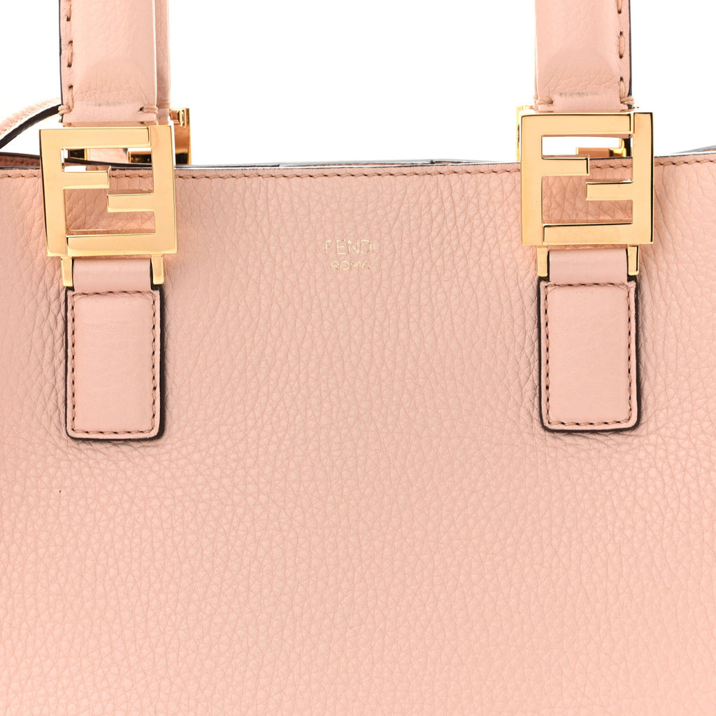 Cuoio Romano Selleria Small FF Tote Cipria