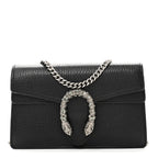 Calfskin Super Mini Dionysus Shoulder Bag Black