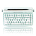 ACTTO B303 Wireless Keyboard, Retro Bluetooth Aesthetic Typewriter Style Keyboard with Integrated Stand for Multi-Device