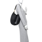 Supple Calfskin Medium Hobo Black