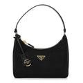 Tessuto Nylon Saffiano Mini Re-Edition 2005 Bag Black