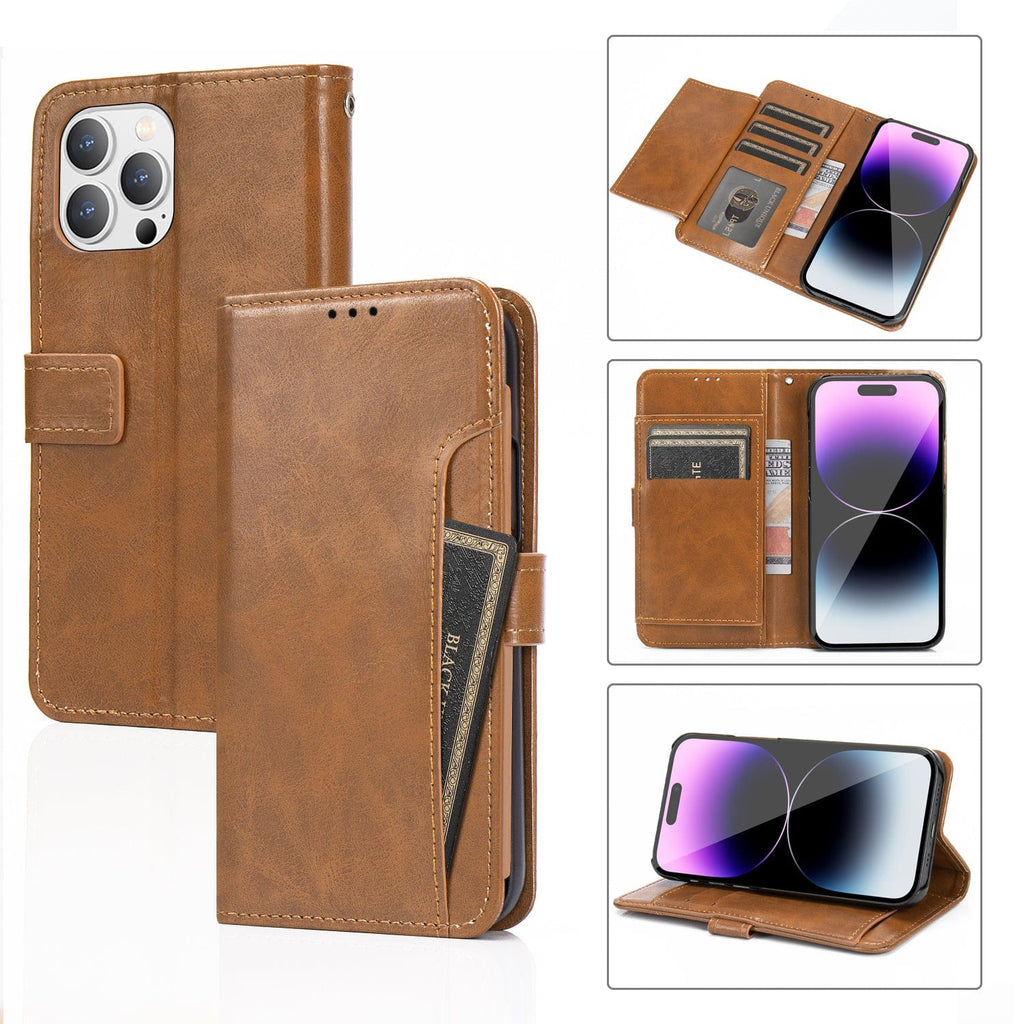 SAHARA - Indy Series Leather Wallet Case - iPhone 14 Pro - CP00354 CP00355