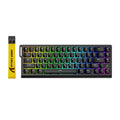 Attack Shark X68 HE Rapid Trigger 60% Wired Mechanical Gaming Keyboard with Adjustable Actuation and Hall Effect Magnetic Switch, 8KHz Response Rate - Black