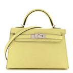 Chevre Mysore Mini Kelly Sellier 20 Jaune Bourgeon