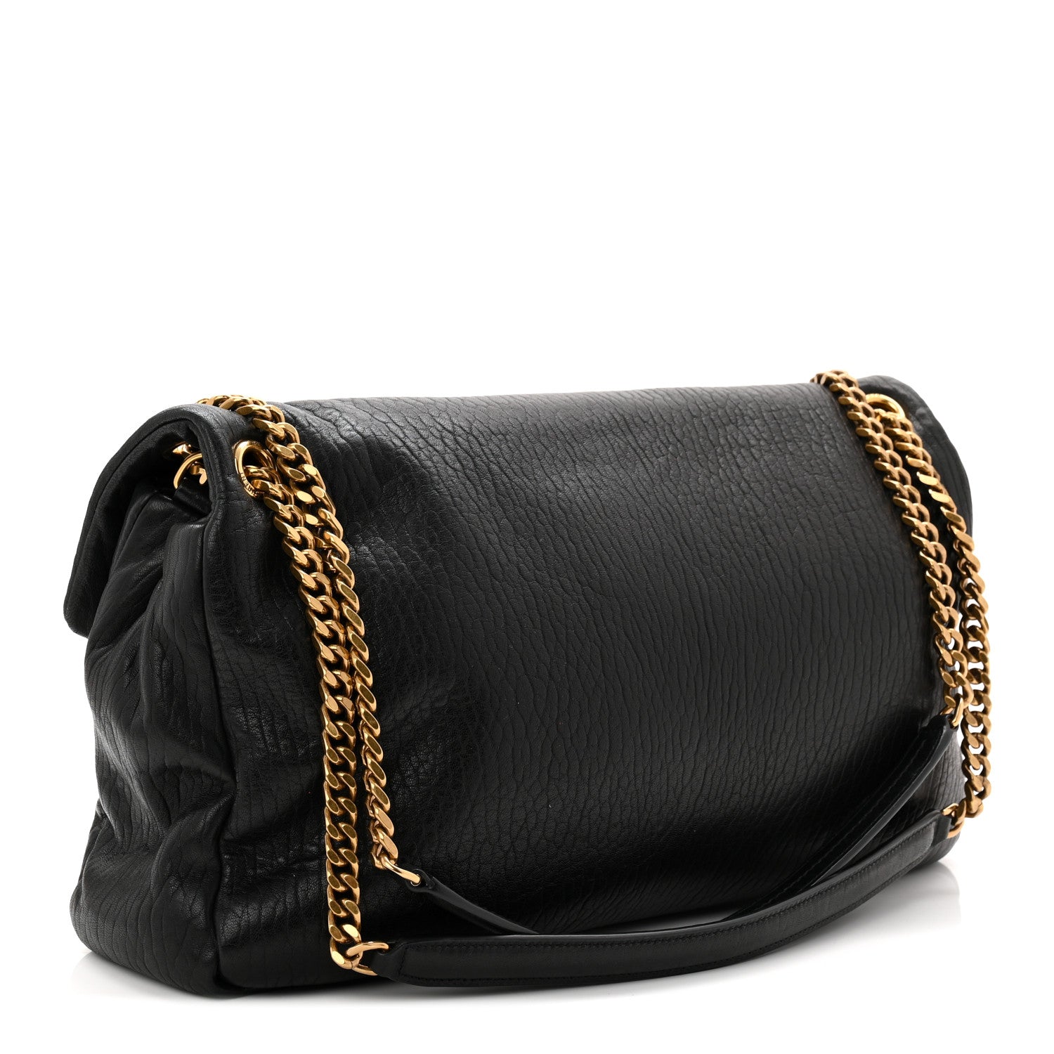 Grained Lambskin Large Calypso Black