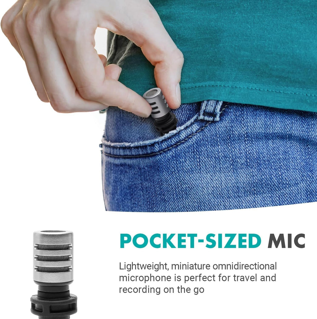 Movo USB-C Microphone for iPhone 15 and Up