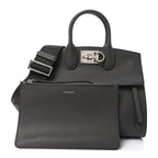 Calfskin Medium Studio Soft Bag Grey