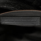 Arena Lambskin Brass Hardware Le City Travel Bag Black