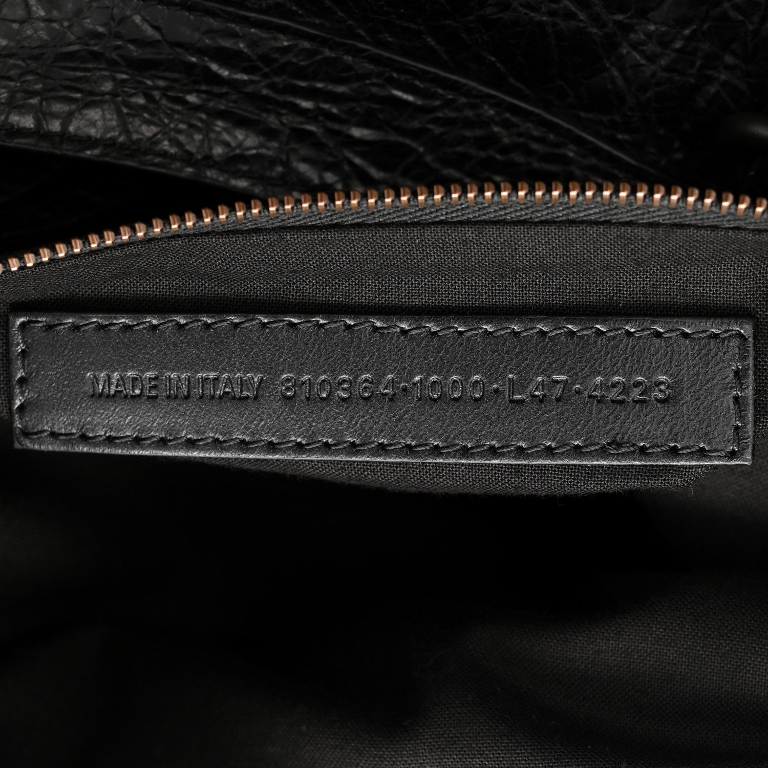 Arena Lambskin Brass Hardware Le City Travel Bag Black