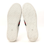Ultralight Plume Calfskin Web Womens Ace Platform Sneakers 39.5 White