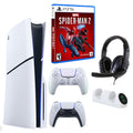 PS5 Slim with Spiderman 2, Extra Controller & Accessories