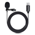 Movo M1 USB Lav Omnidirectional Condenser Mic
