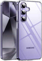 Entronix Case Compatible with Galaxy S24 - [Hard Back] Clear Cover