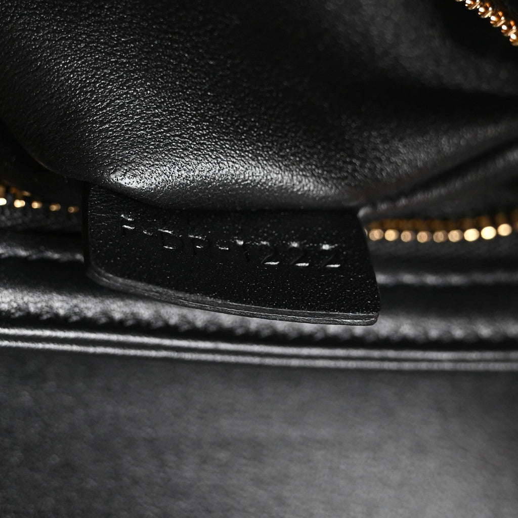 Shiny Calfskin Teen Triomphe Black