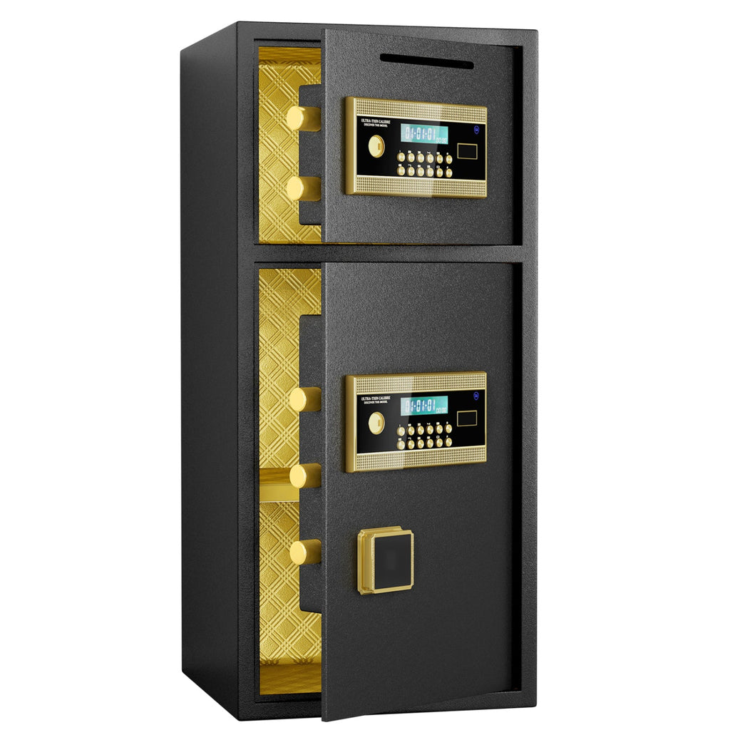 Streamdale Large Double-Door Digital Safe w/ Fireproof Bag