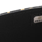 Calfskin Quilted Graffiti Pyramid Wallet On Chain WOC Black