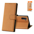 Reiko Samsung Galaxy Note 10 3-In-1 Wallet Case In Brown