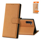 Reiko Samsung Galaxy Note 10 3-In-1 Wallet Case In Brown