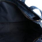 Denim Medium Shopping Bag Blue