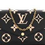 Empreinte Monogram Giant Felicie Pochette Black Beige