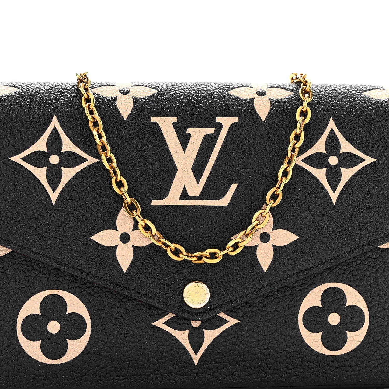 Empreinte Monogram Giant Felicie Pochette Black Beige