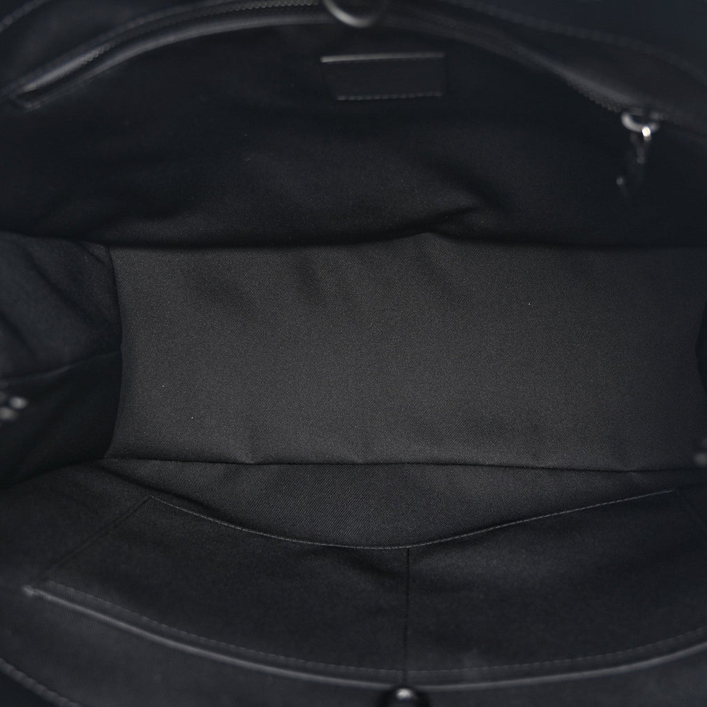 Calfskin Shopper Tote MM Black