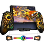 Switch Controller for Nintendo Switch and Switch OLED with Built-In 6-Axis Gyro and Ergonomic Handheld Grip