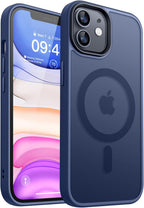 Entronix [Magnetic] Case Compatible with iPhone 12/12 Pro - Translucent Frosted Matte