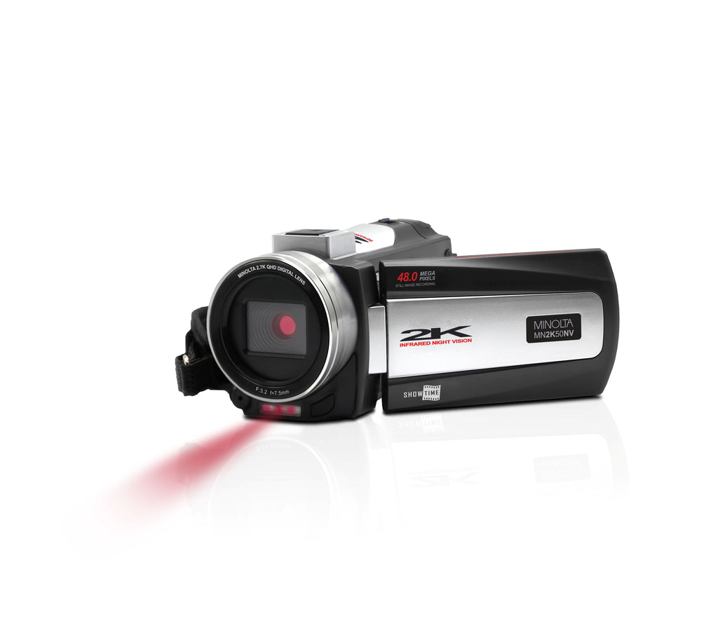 MINOLTA MN2K50NV 2.7K Quad HD / 48 MP Night Vision Camcorder
