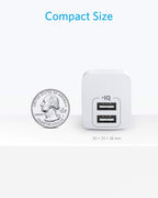 Anker Dual-Port 12W Wall Charger (2-Pack)