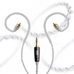 Meze Audio MMCX to 3.5mm Silver-Plated Headphone Cable - 3.9 ft.