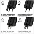 Pocket Travel Charger - US/EU/UK/AU plugs
