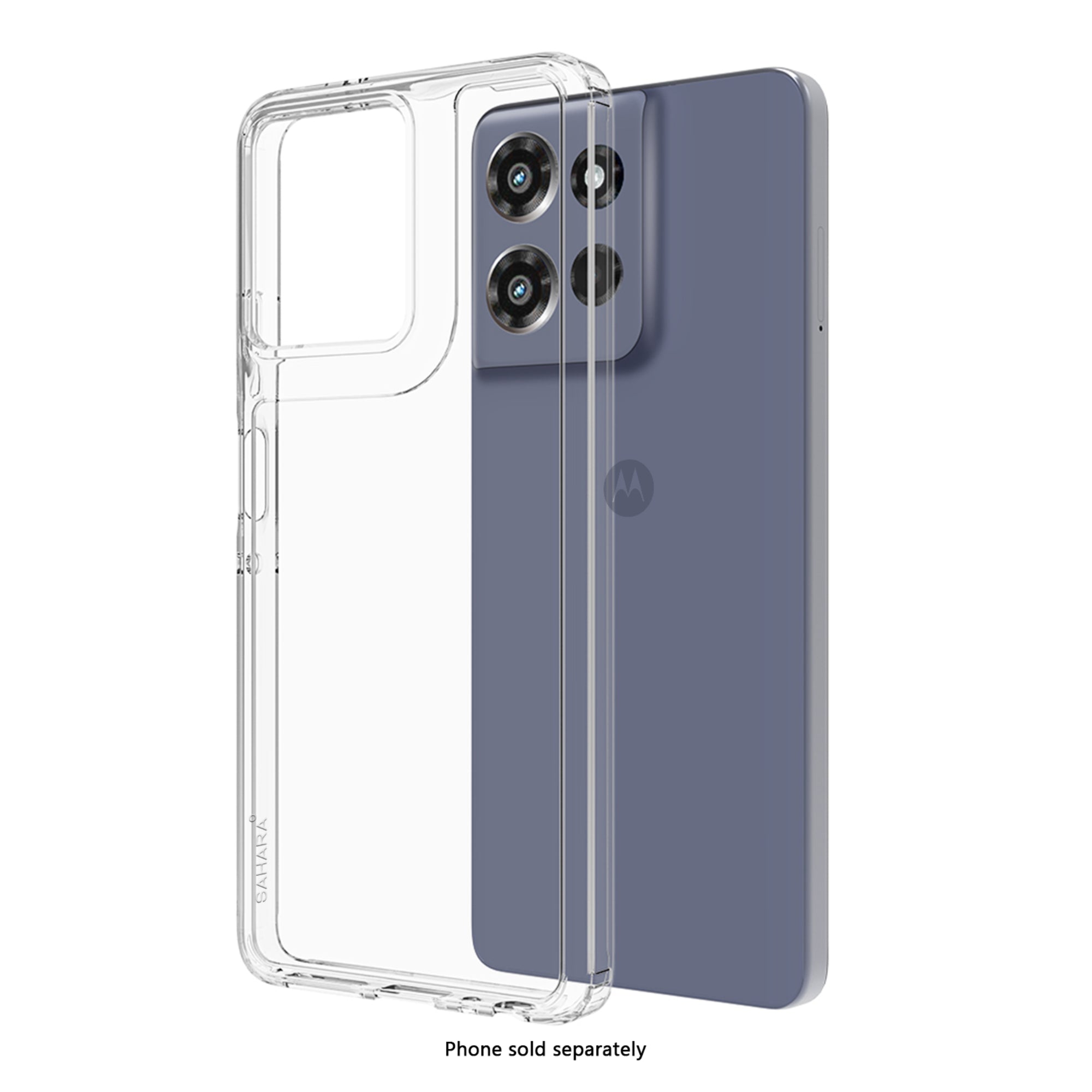 SAHARA - Venture Series Hard Shell Case for Motorola Moto G Power 5G (2025) - Clear