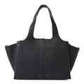 Smooth Calfskin Small Tri-Fold Bag Black