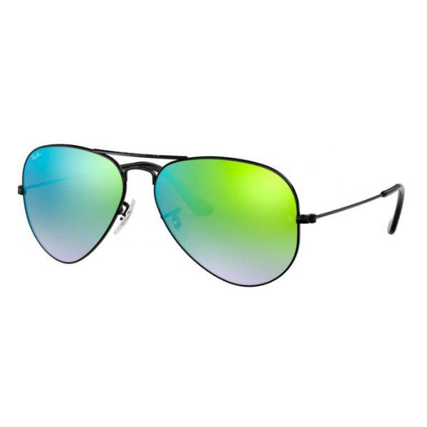 Ray-Ban Aviator Flash Black Gradient Sunglasses RB3025