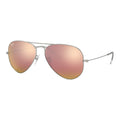 Ray-Ban Aviator Flash Silver Copper Sunglasses RB3025